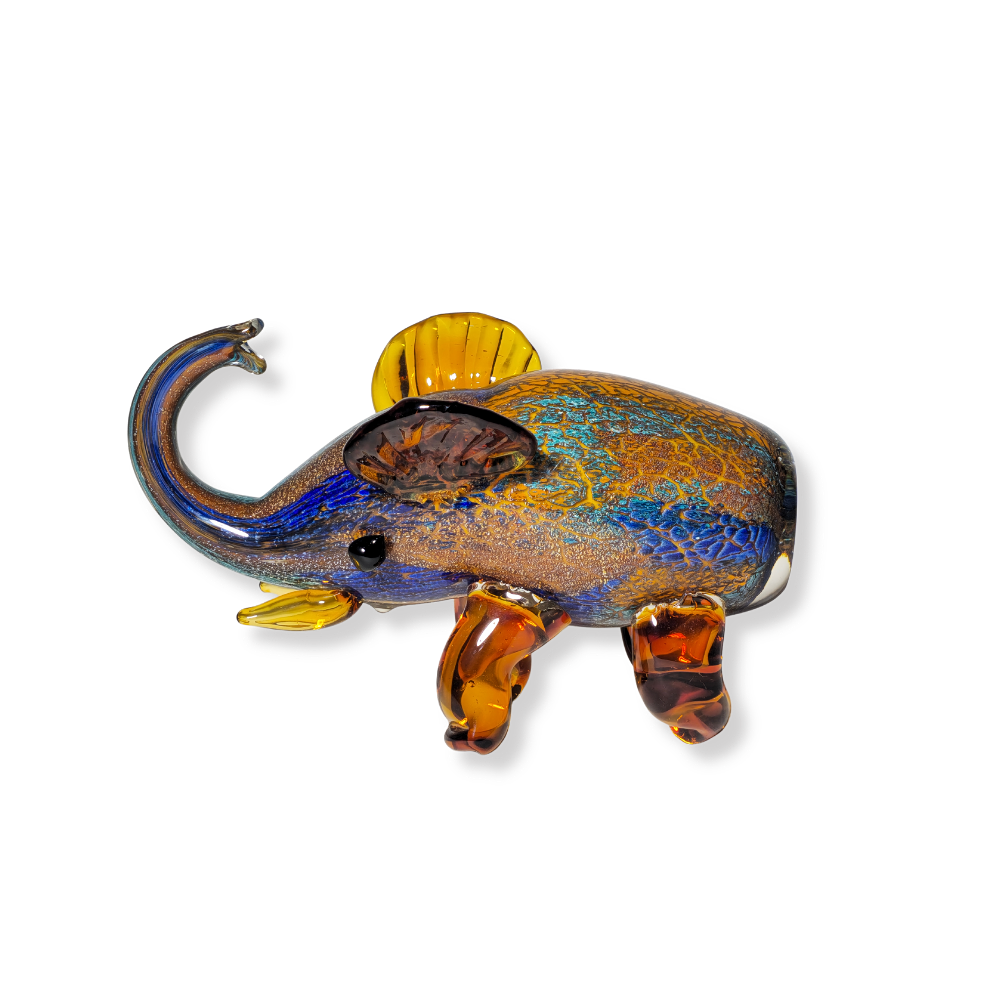 ELEPHANT IN MURANO GLASS.