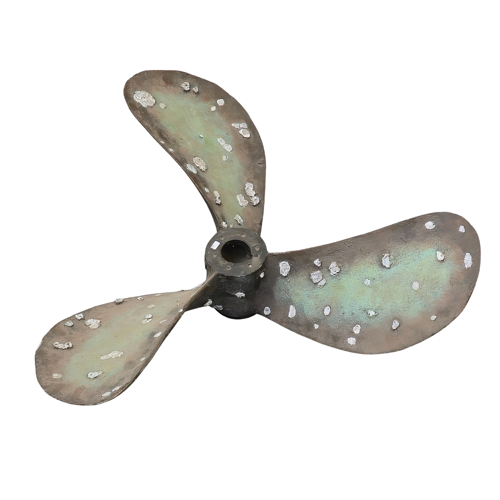 POLYCHROME RESIN PROPELLER.