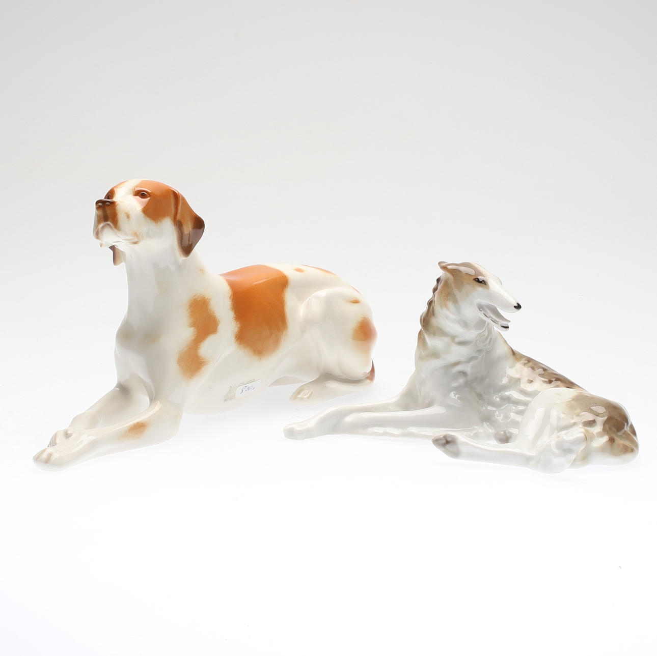 FIGURER, 2 st, porslin, Lomonosov, USSR, 1900-tal.