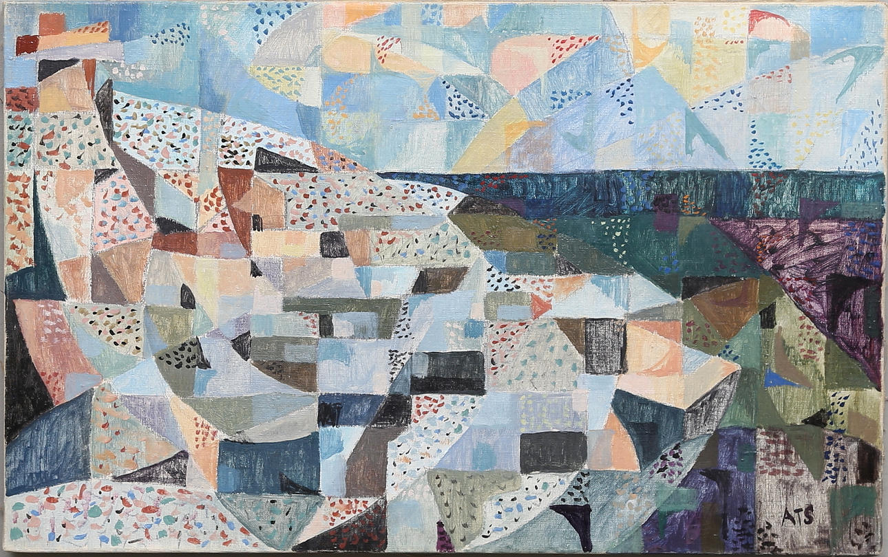 ALF TEN SIETHOFF. Olja på duk, monogramsignerad ATS.