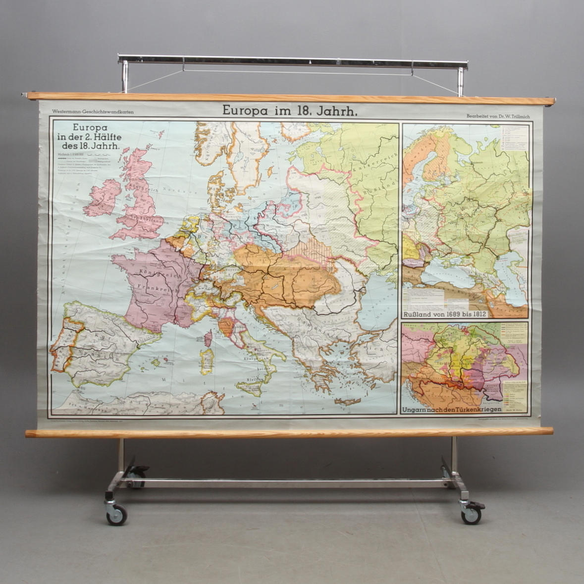SKOLKARTA, "Europa im 18. Jahrh.", Georg Westermann Verlag, 1959.
