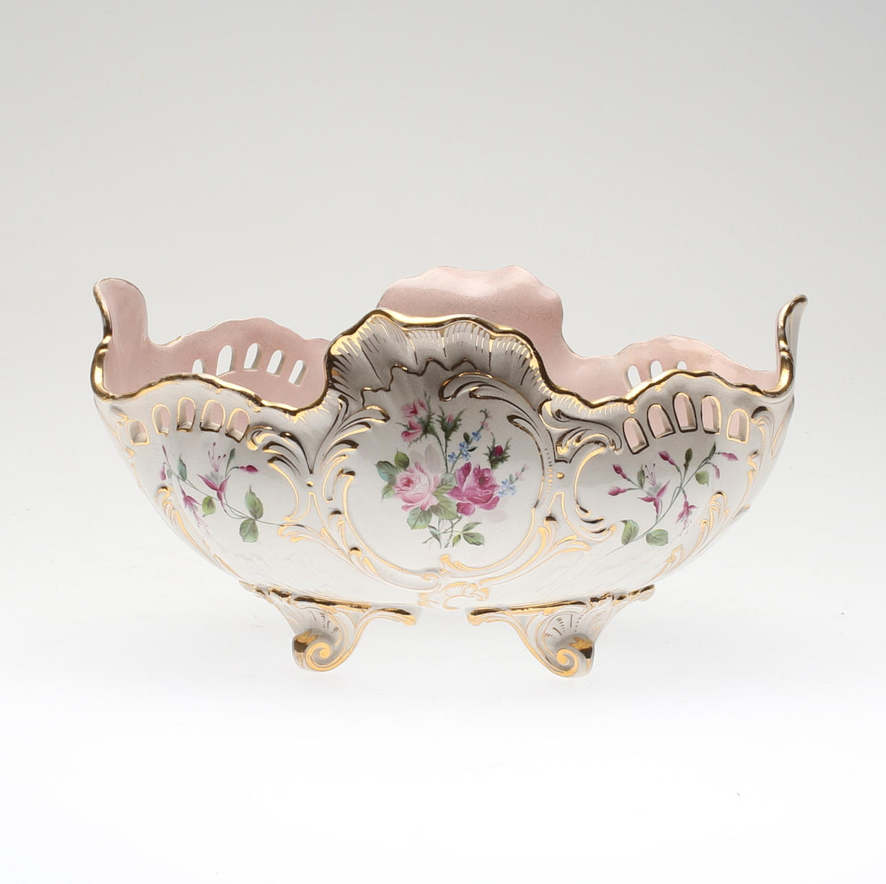 SKÅL, flintgods, Gustavsberg, 1800-talets slut.