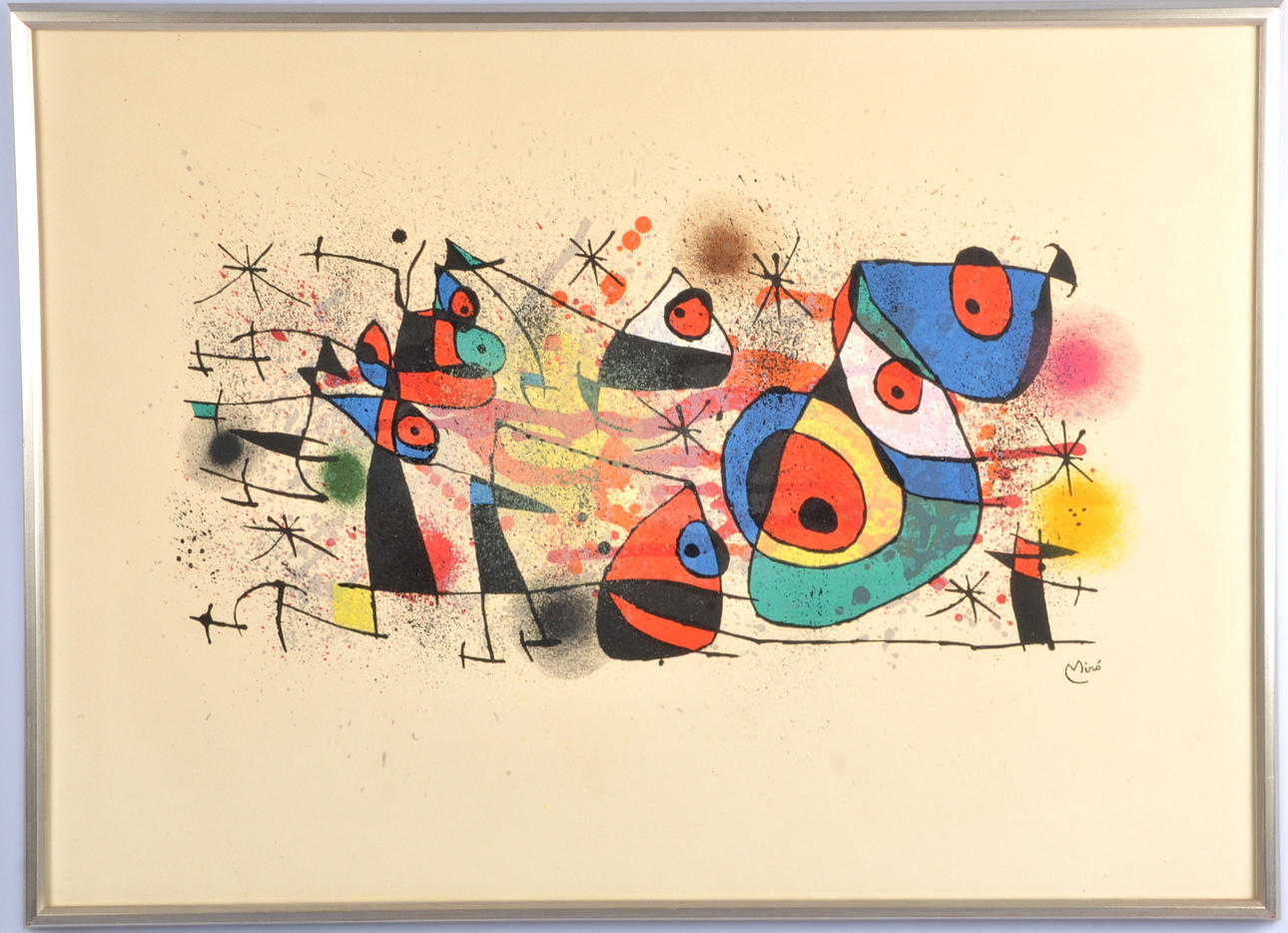 JOAN MIRO. EFTER. Färglitografi.