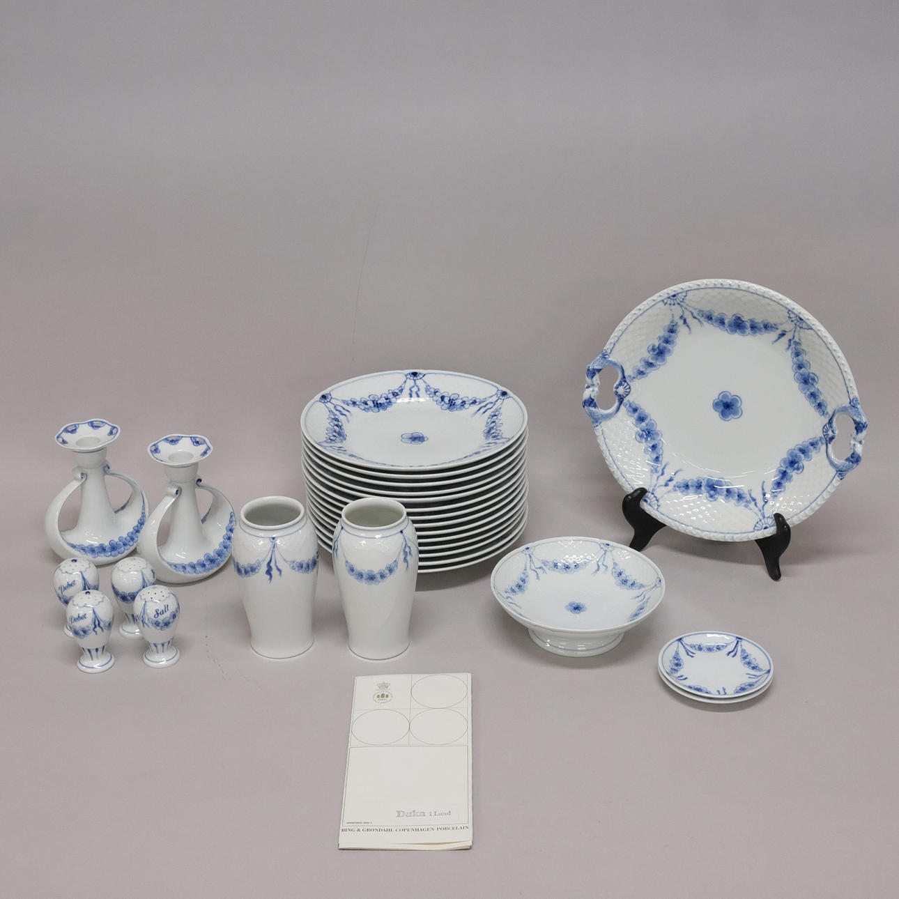 SERVIS, "EMPIRE", BING & GRÖNDAHL, 26 DELAR.