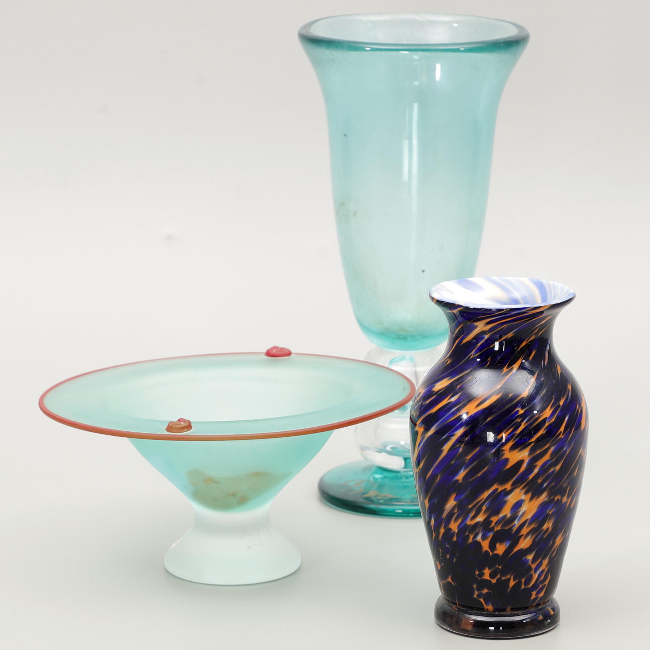 VASER OCH SKÅL, glas, 1900-talets andra hälft.
