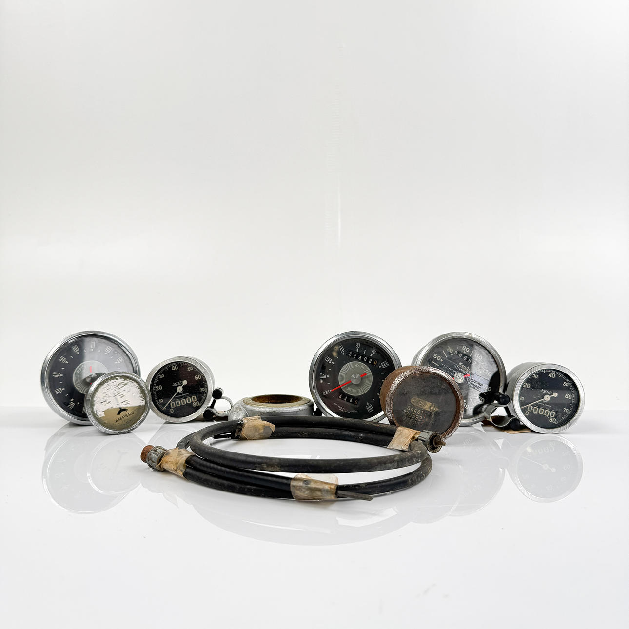 A JAEGER SMITHS, gauges and parts, circa mid 20th century, England ...