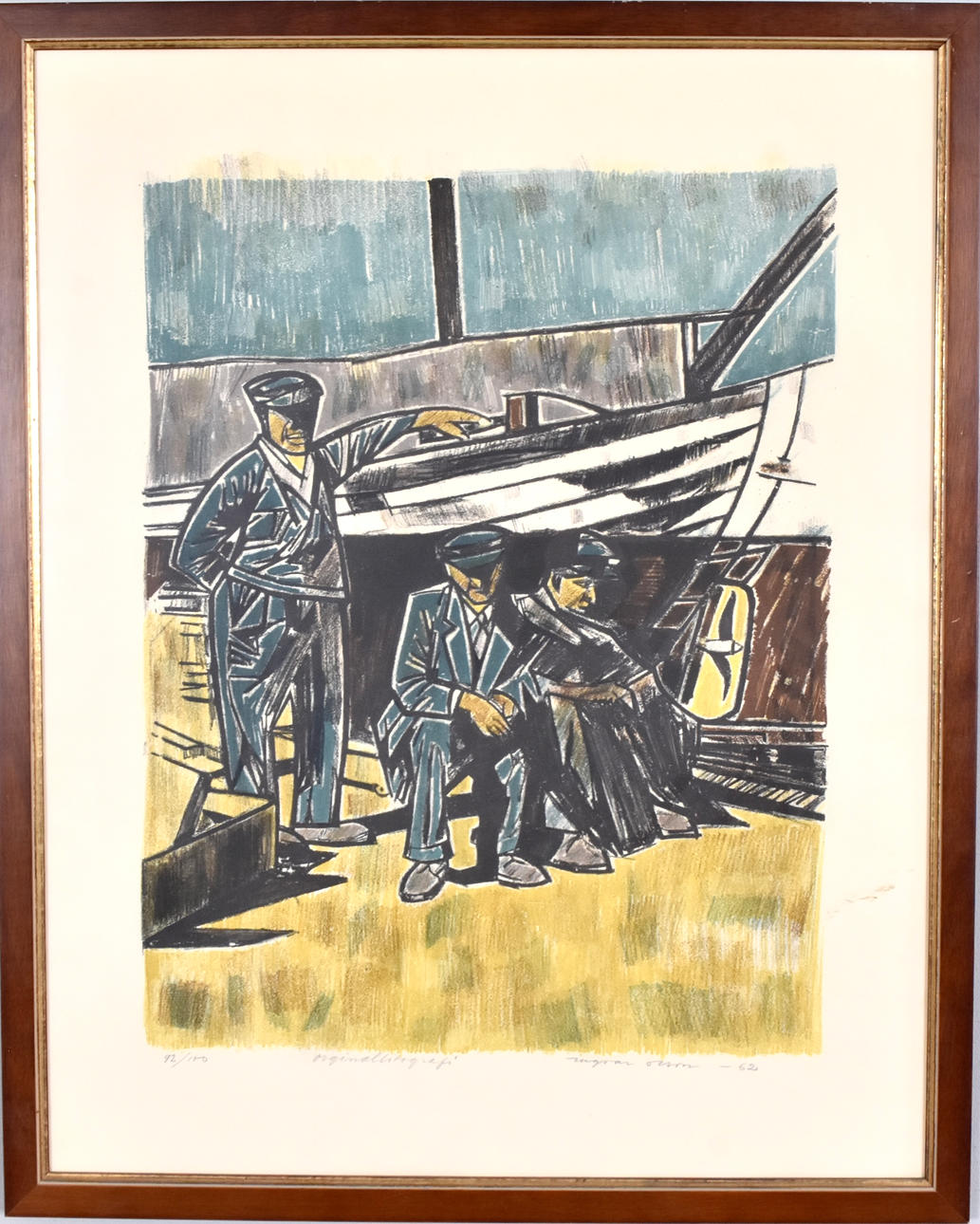 INGVAR OLSON. Color lithography.