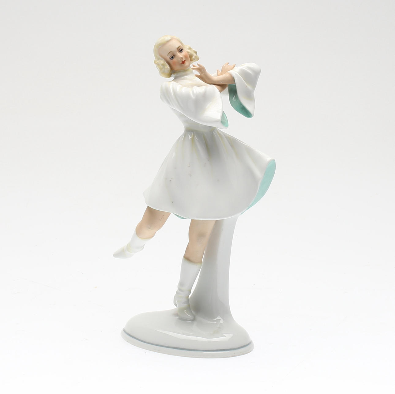 FIGUR, porslin, art deco, Schaubachkunst, Tyskland, 1920-/30-tal.