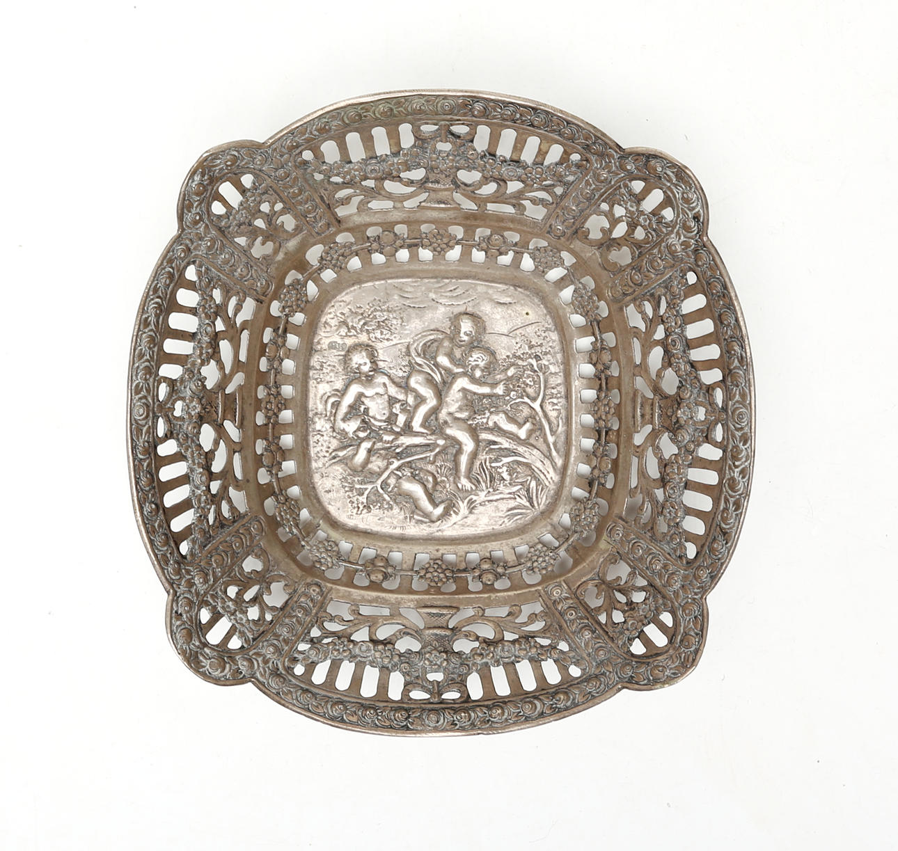 BOWL, likely silver. unstamped.