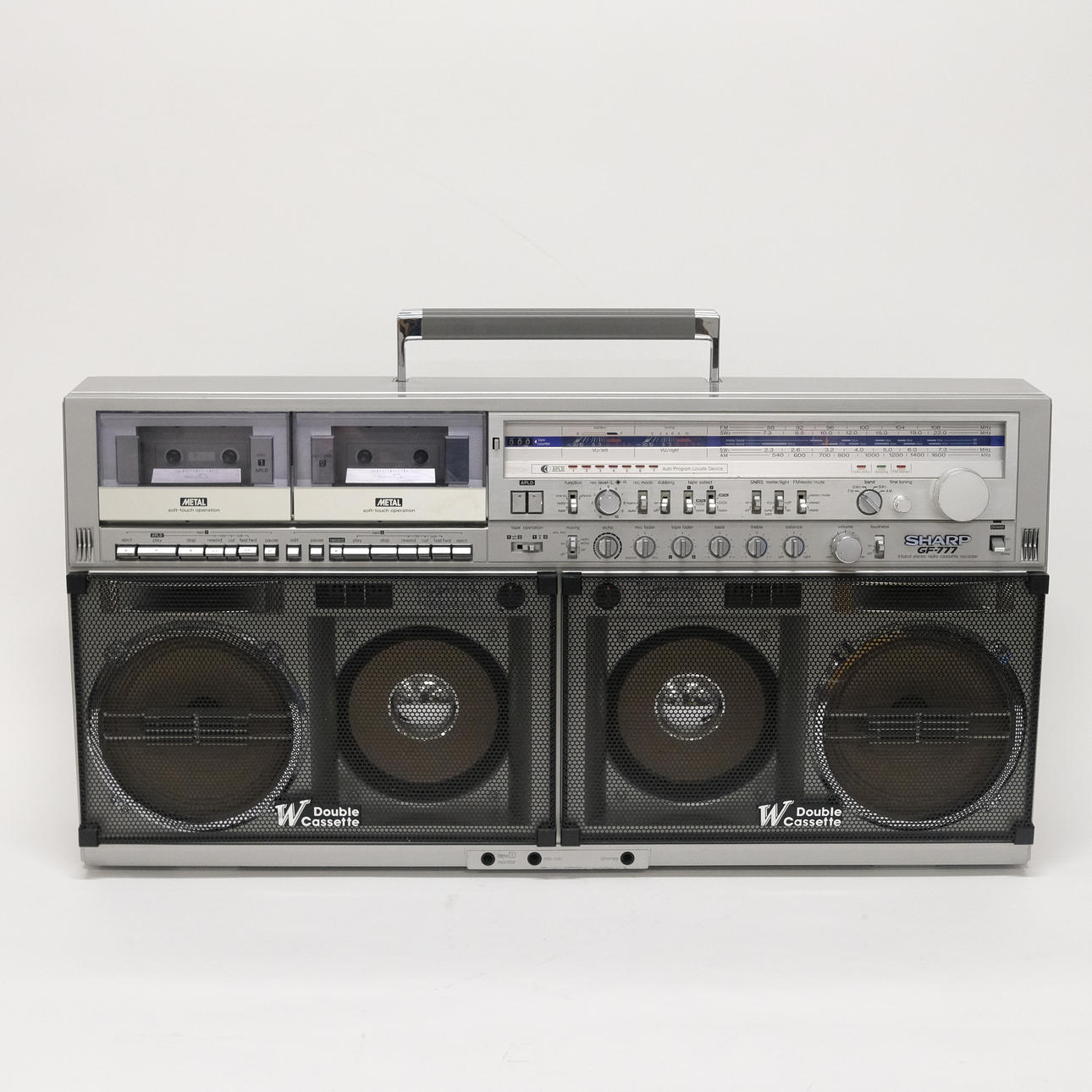 KASSETTSPELARE, SHARP GF-777, "BOOMBOX/GHETTOBLASTER".