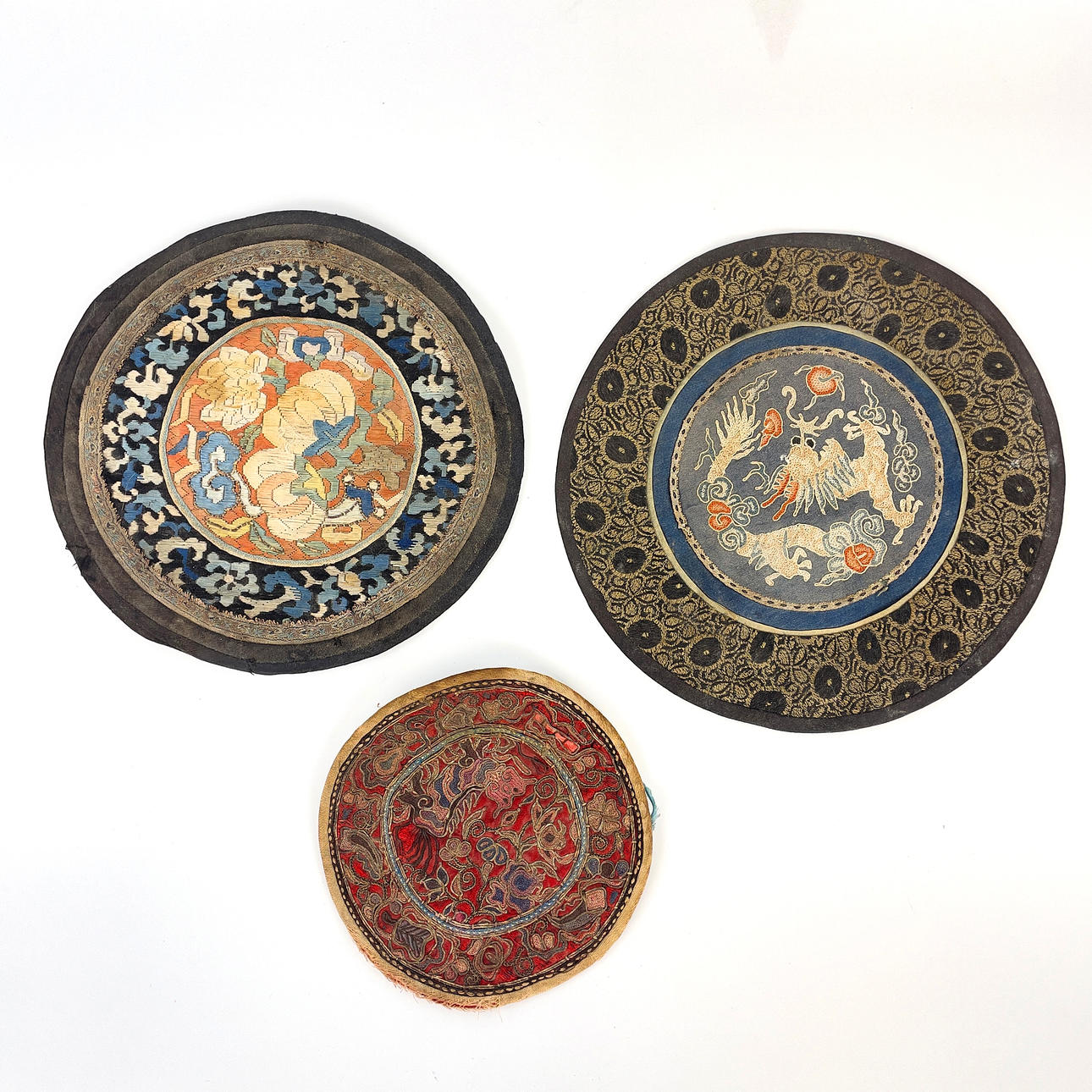 EMBROIDERIES, China, 3 pcs.