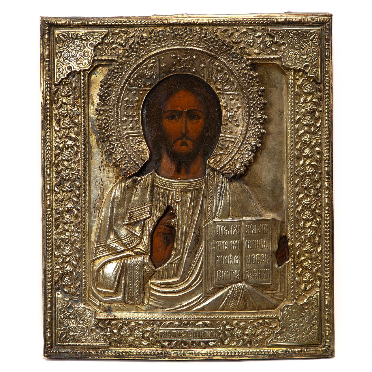 IKON, with white metal rizza, Russia.