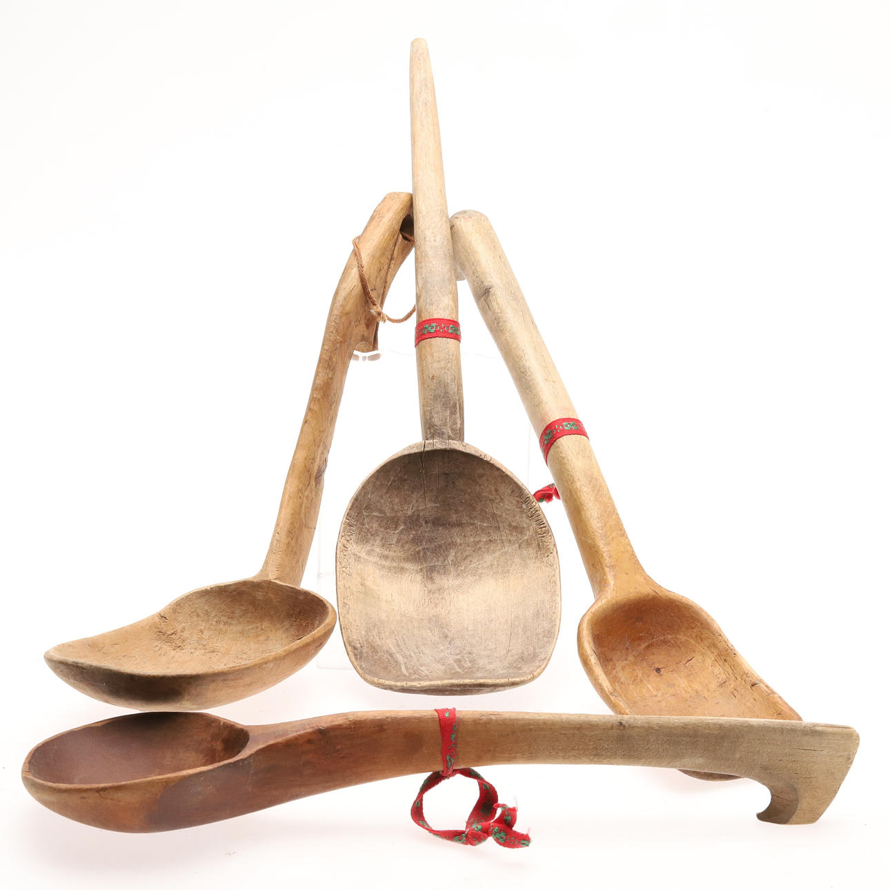 TRÄSLEVAR, 4 st 17/1800-tal.