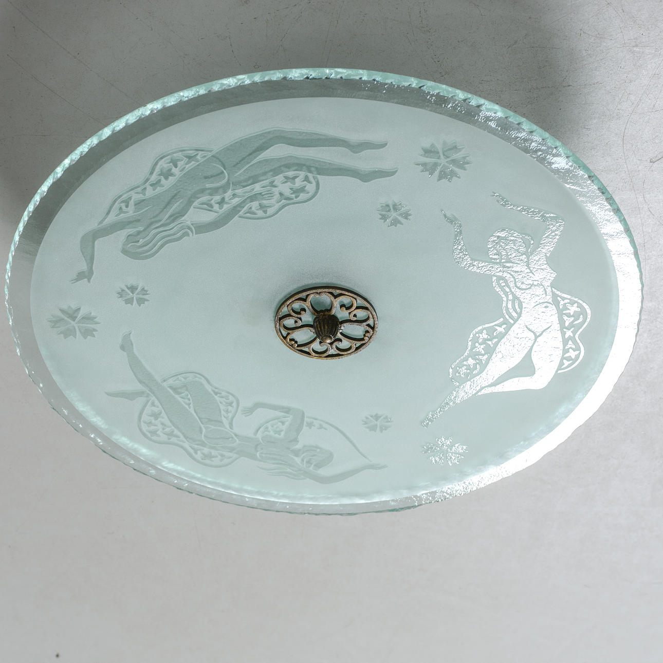 An art deco ceiling plafond, 1930s.