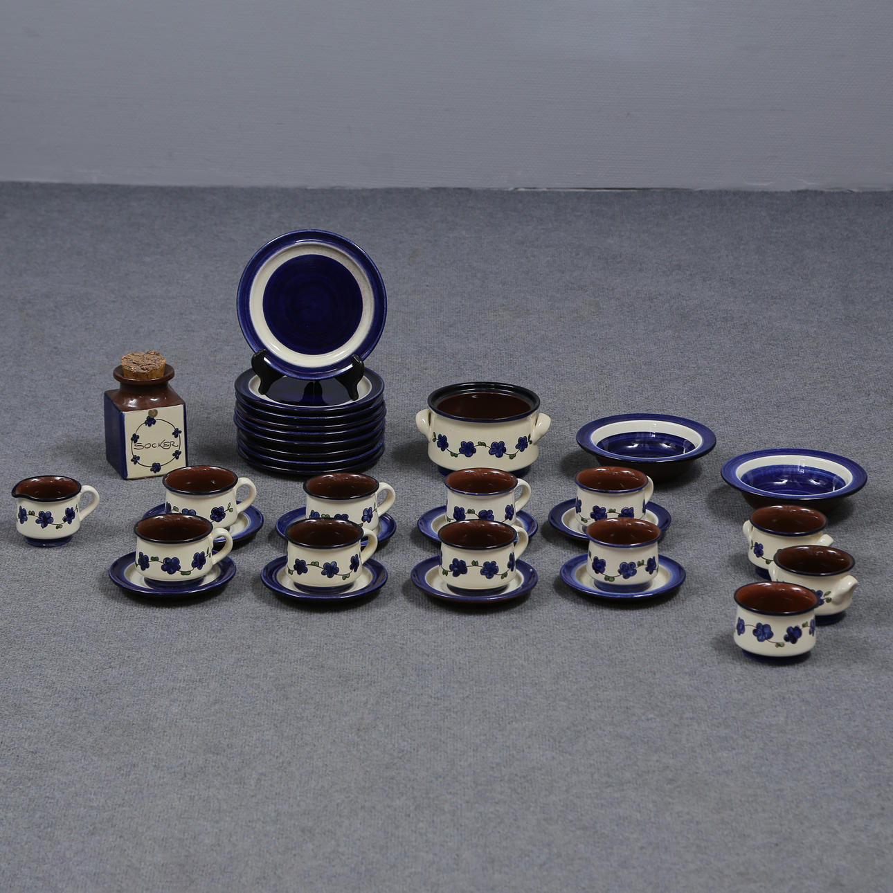 COFFEE SET, 33 PIECES, GABRIEL, SWEDEN.