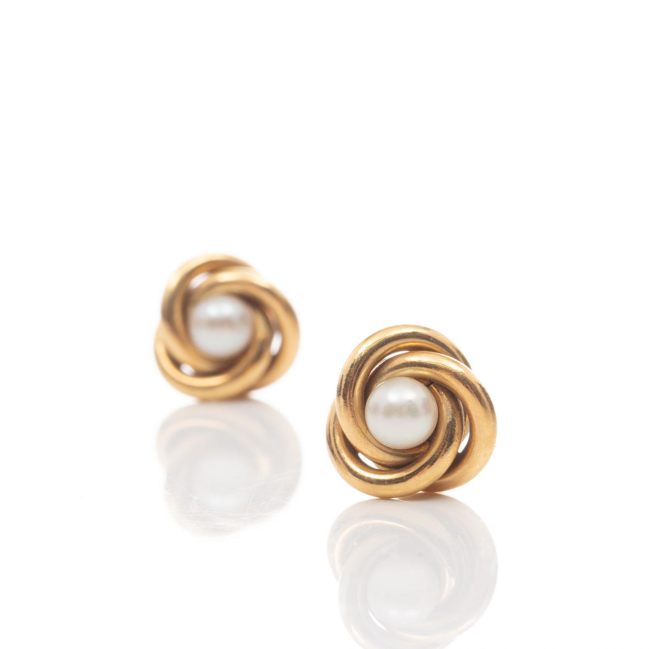 MANSCHETTKNAPPAR, 18K guld, Pärlor.
