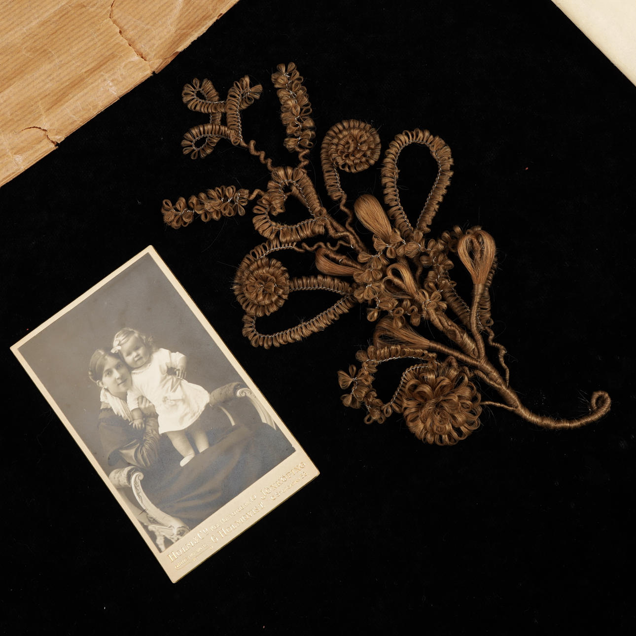 HAIRWORK, 18th/20th century.