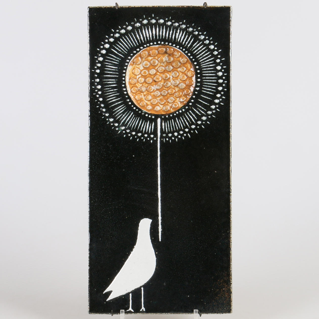 VÄGGRELIEF, stengods, Sylvia Leuchovius , Rörstrand.