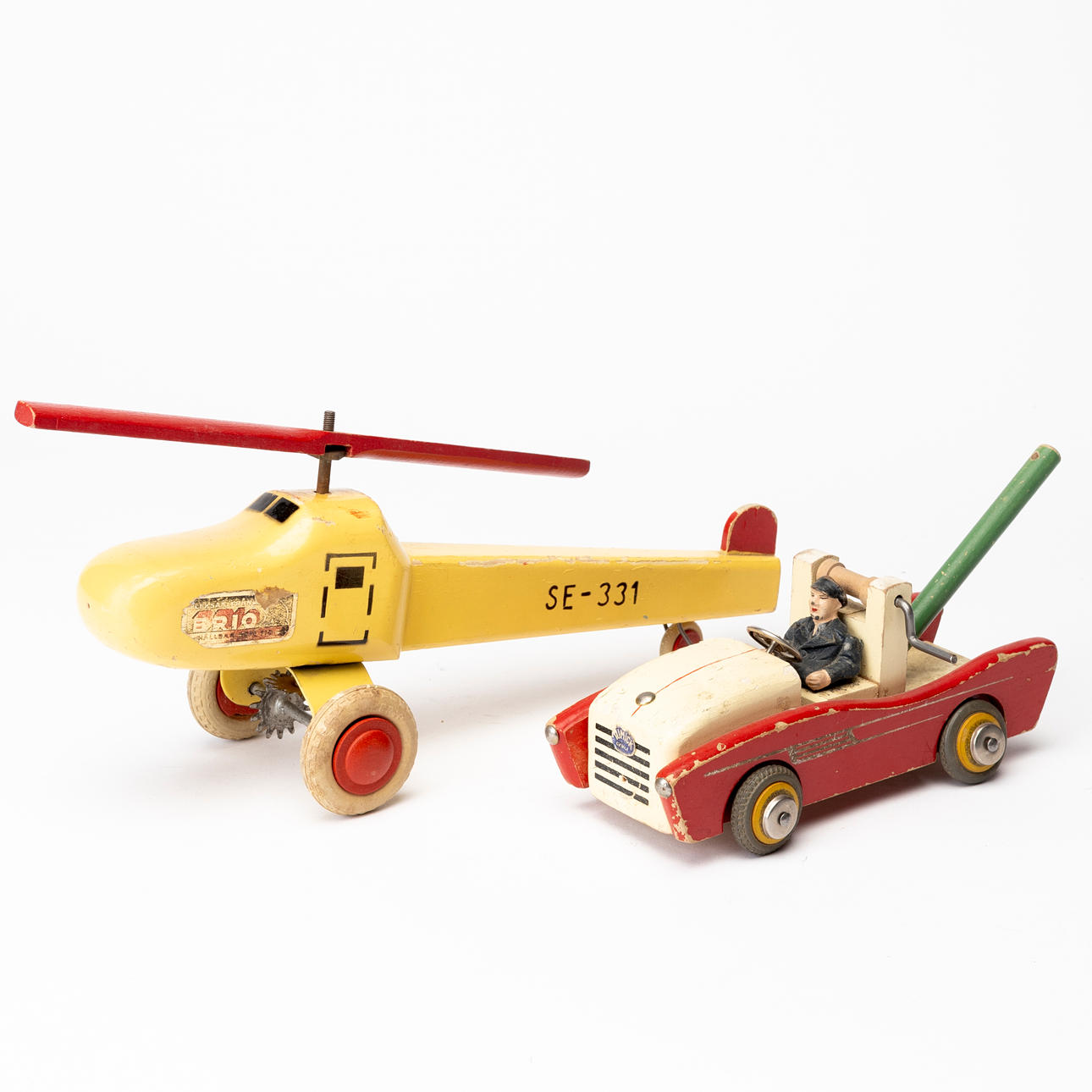 TRÄLEKSAKER, 2 st, Brio samt Tumick.