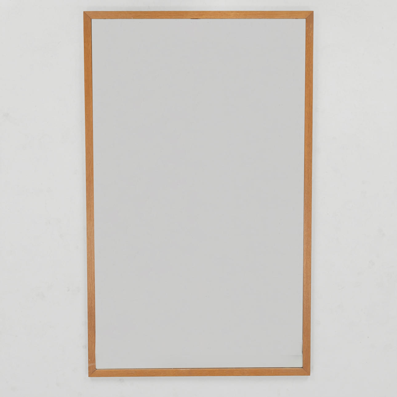 Mirror with oak frame, 1960/1970s.