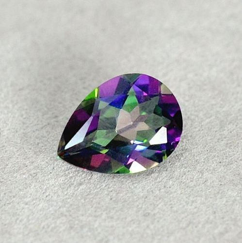 TOPAS 2,06 CT. regnbåge certifikat.