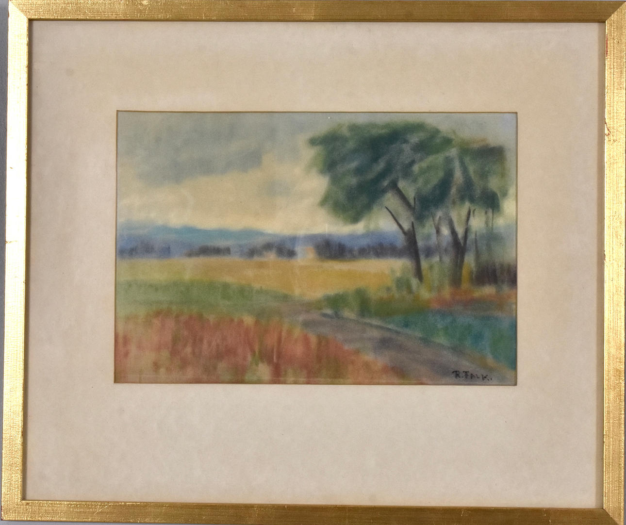 RAGNAR FALK. Pastel.