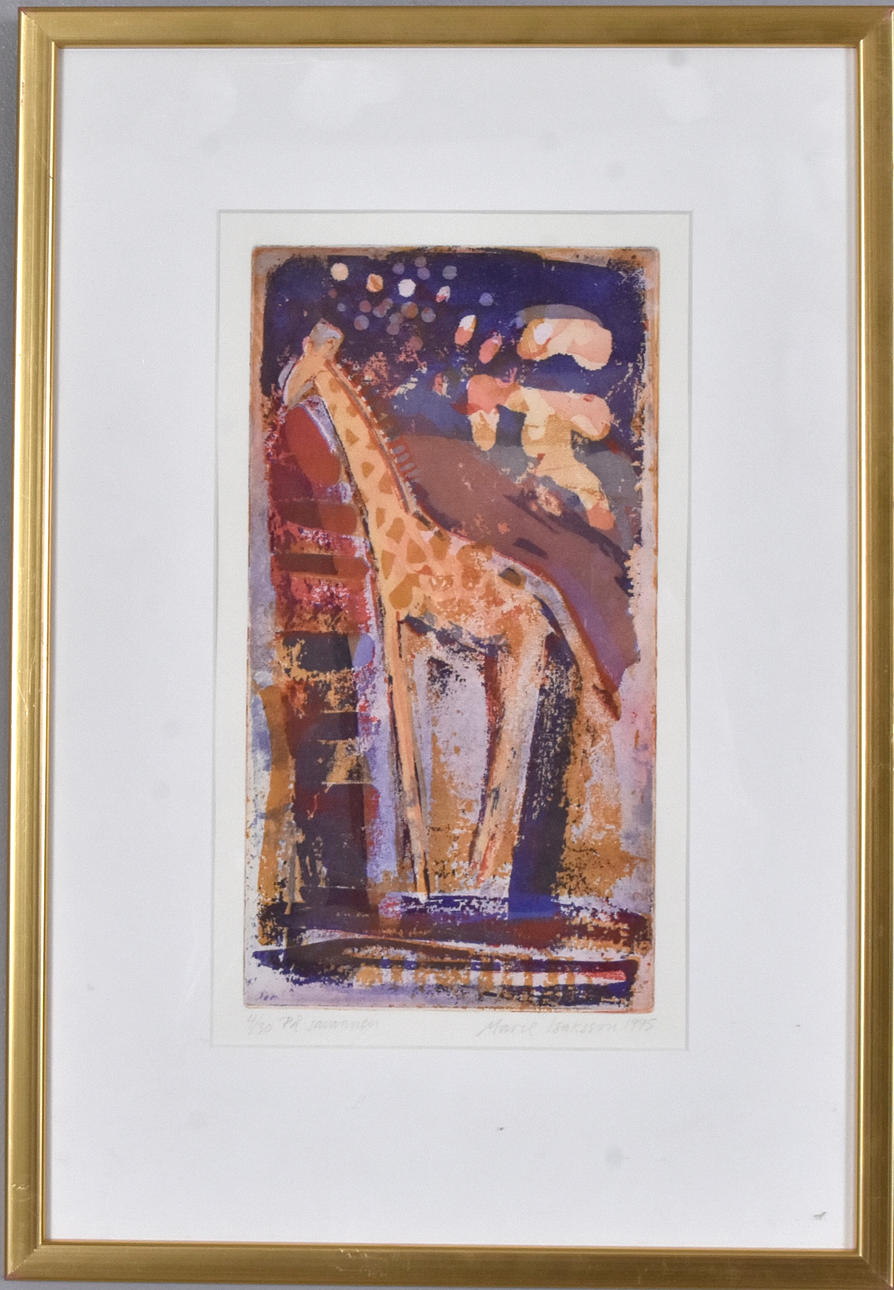 MARIE ISAKSSON. Color etching.