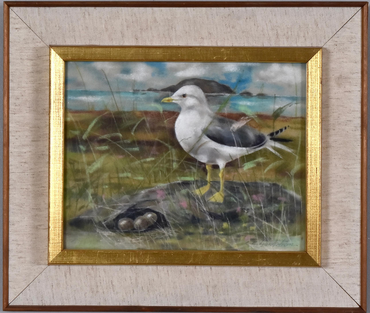 CARL-ERIK LJUNGSTRÖM. Pastel.