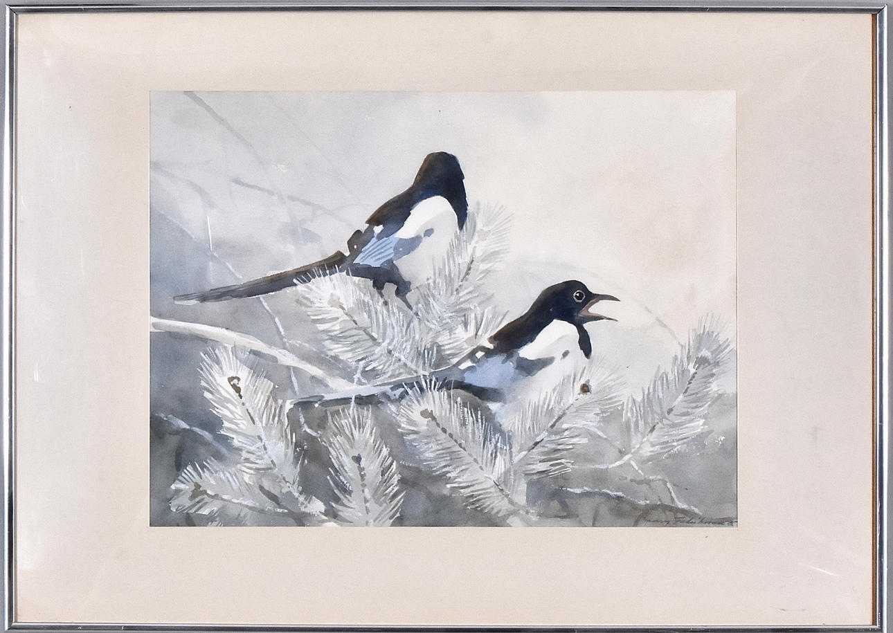 HENRY FREDRIKSSON. Watercolor.