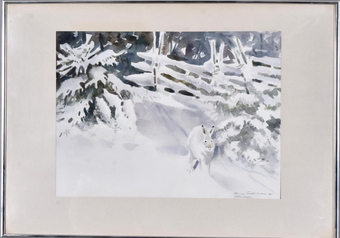 HENRY FREDRIKSSON. Watercolor.