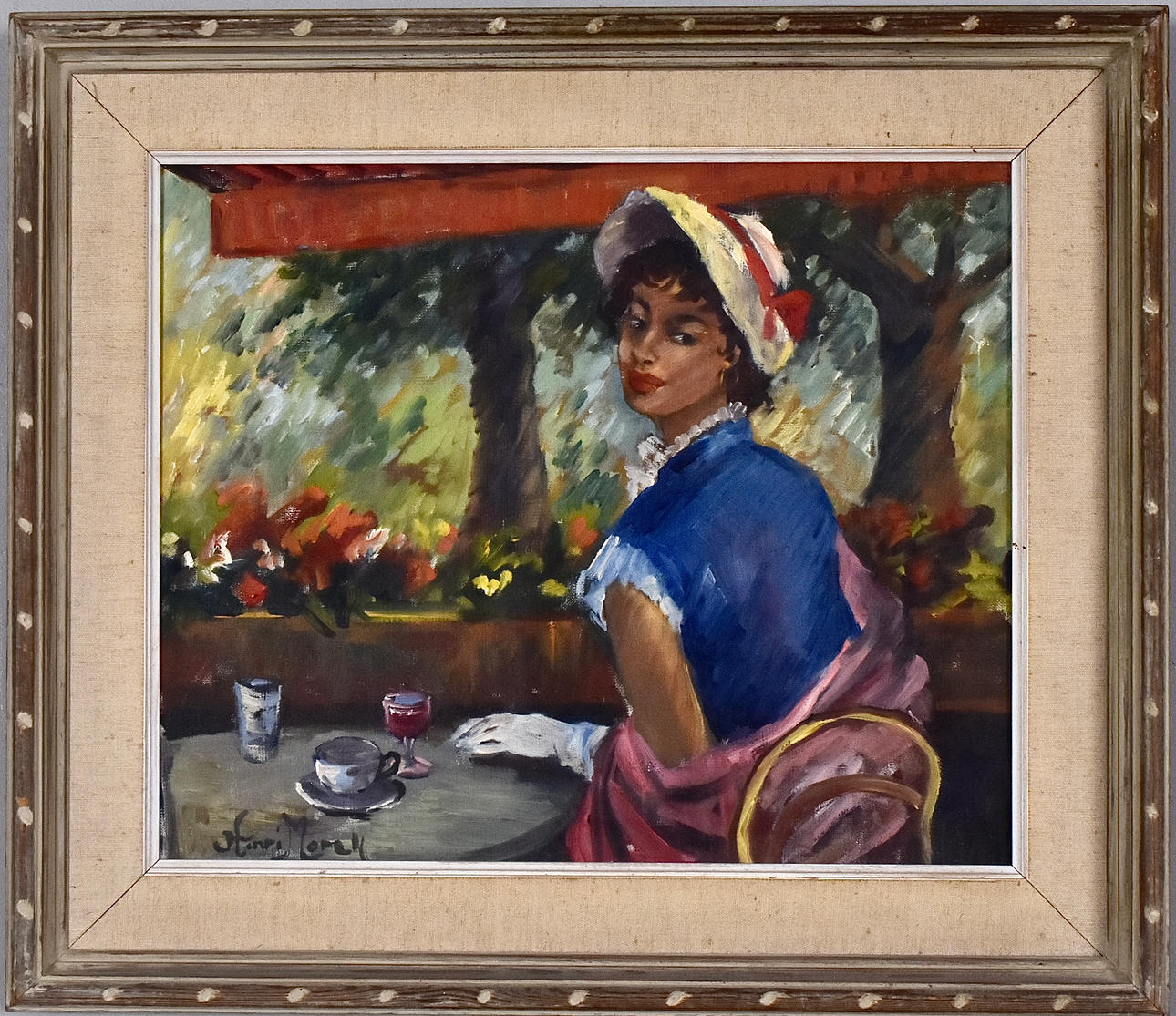 HENRI MORELL. Oil on canvas.