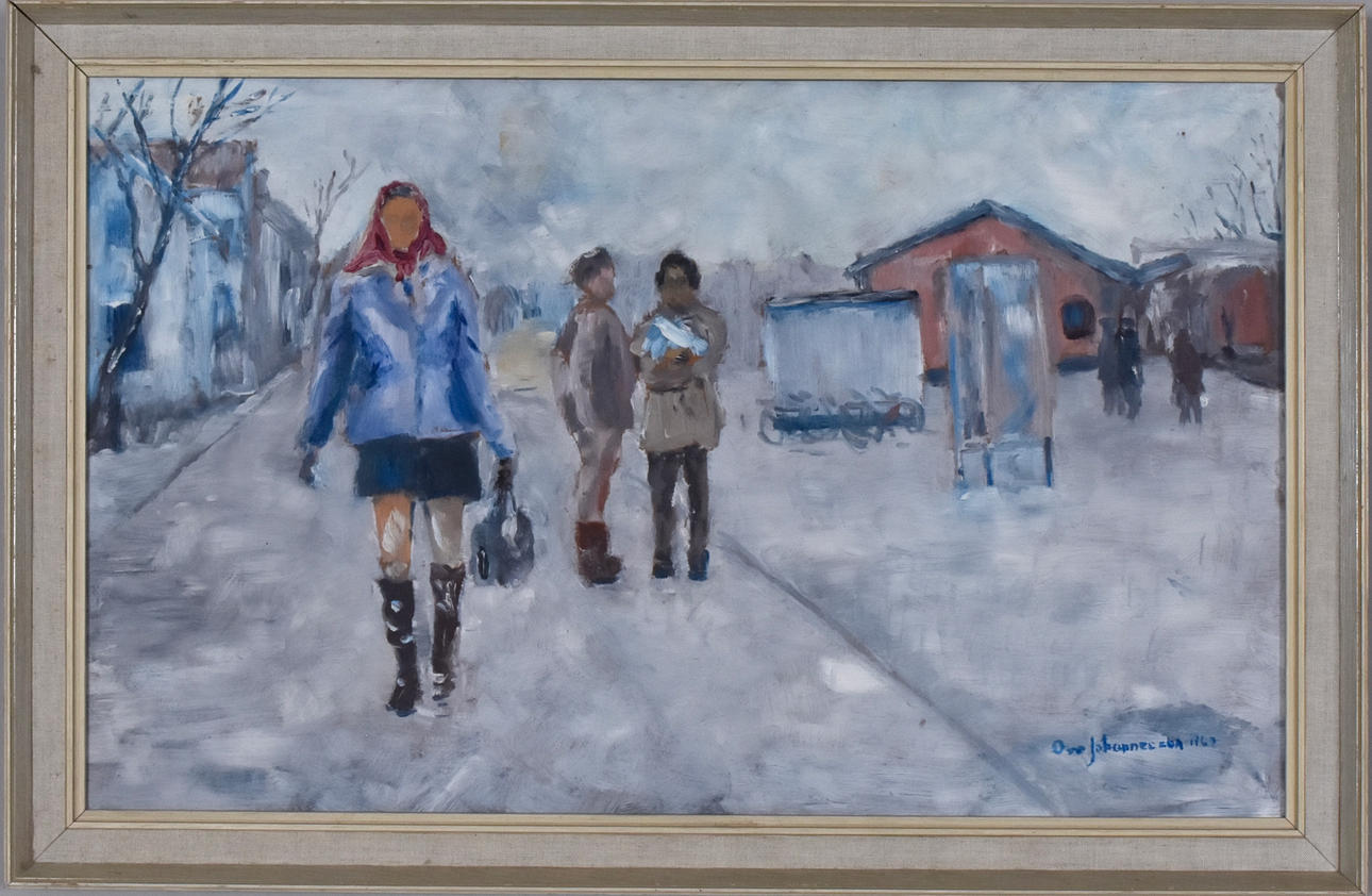 OVE JOHANNESSON. Oil on panel.