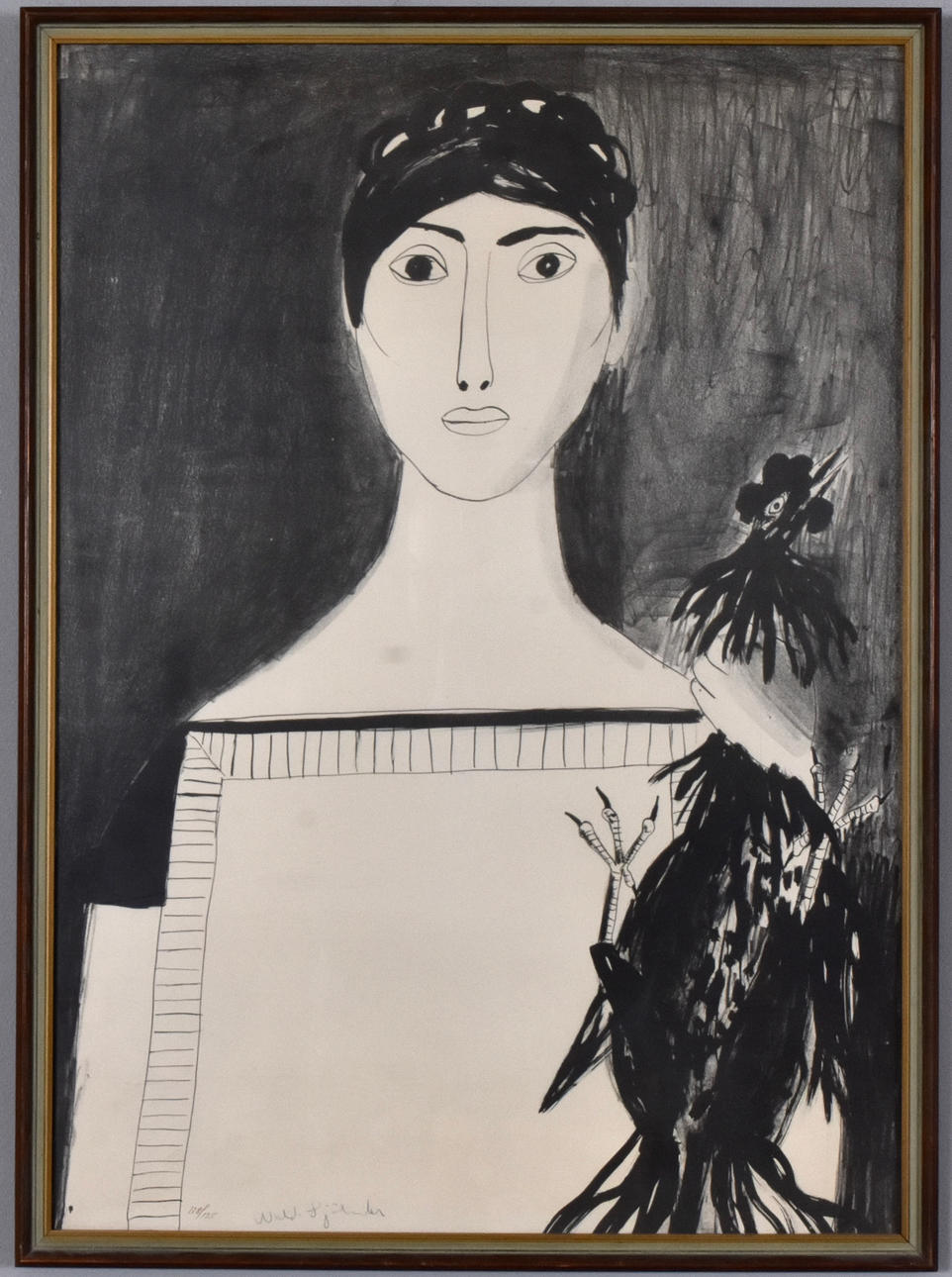 WALDEMAR SJÖLANDER. lithograph.