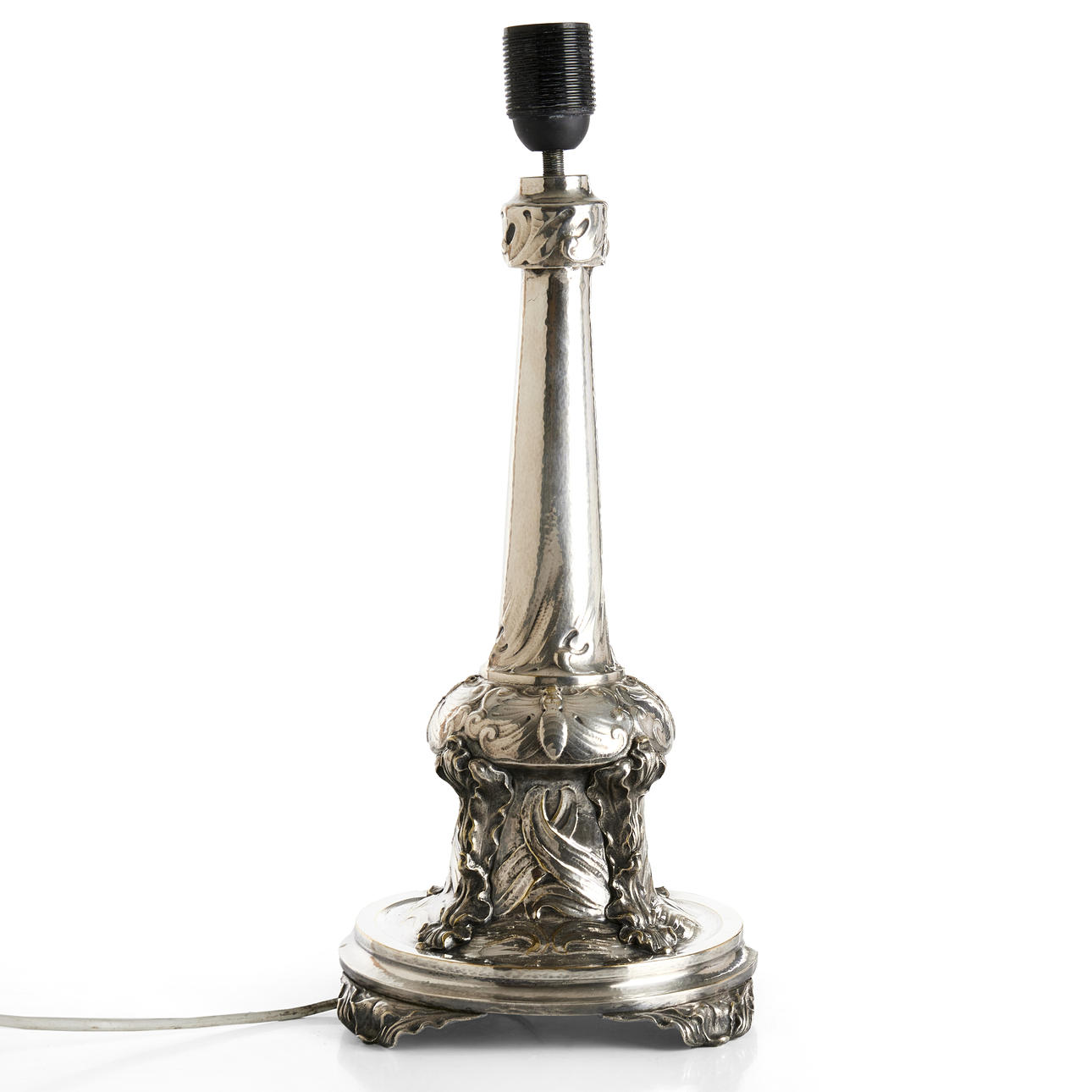 A table lamp base, Art Nouveau, circa 1920.