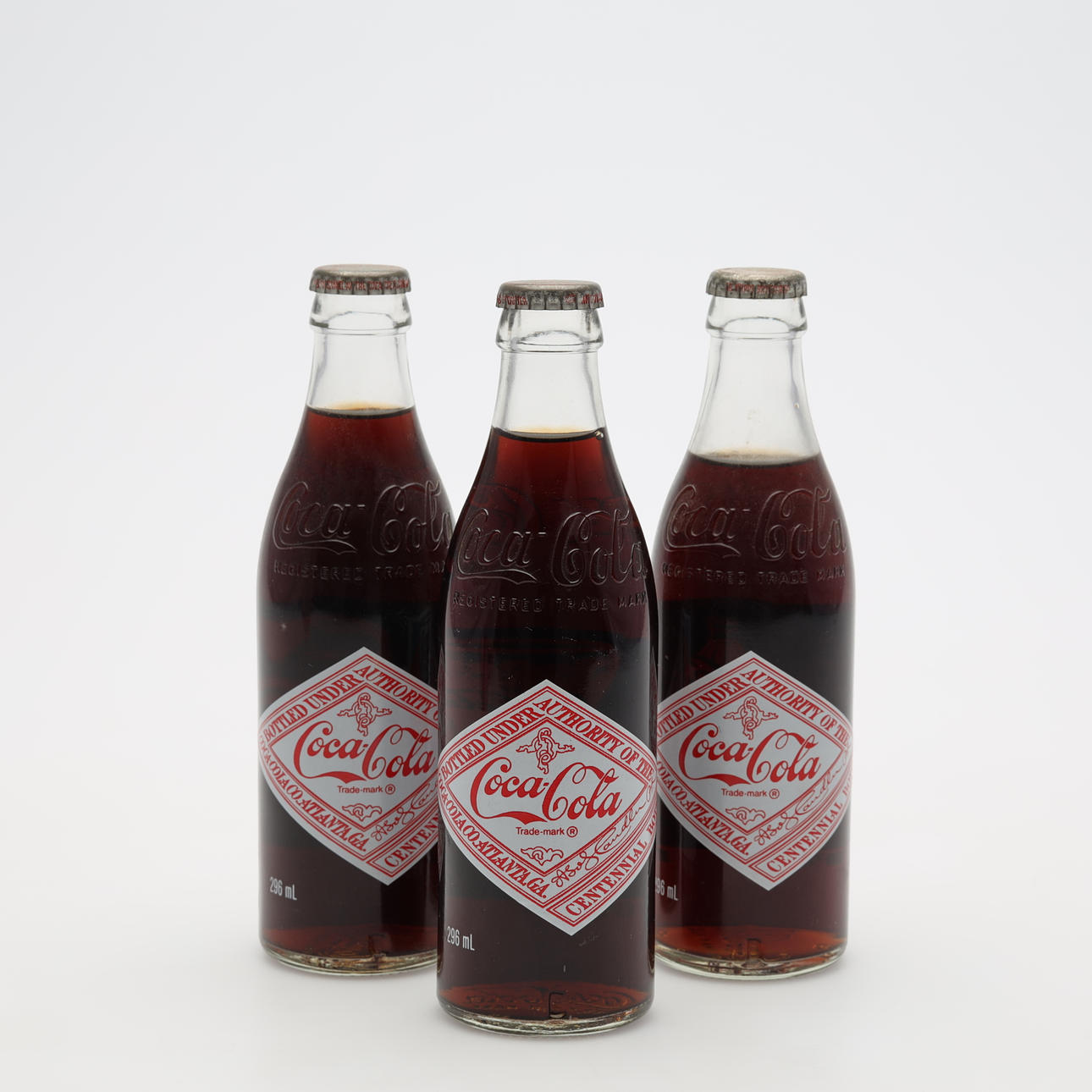 ANNIVERSARY BOTTLES 3 pcs “Coca-Cola”.