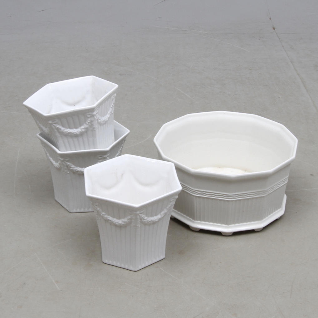 YTTERFODER, 4 st, Empire samt Waldemarsudde, Gustavsberg.