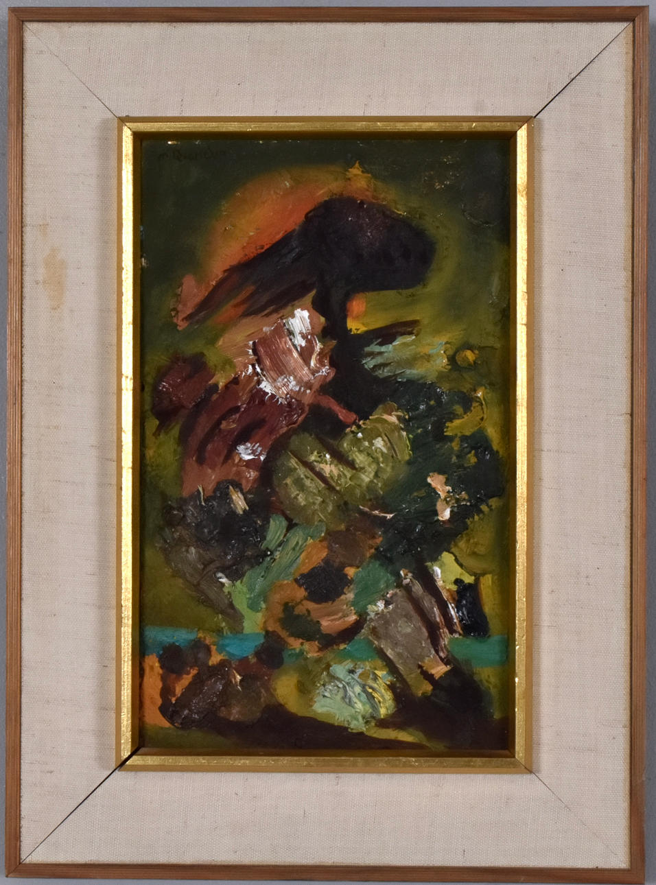 MICHAEL QVARSEBO. Olja på pannå.