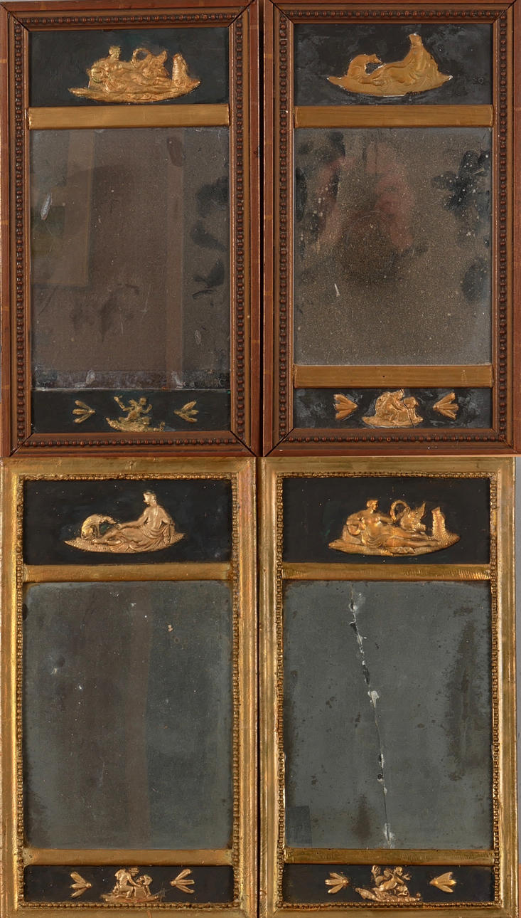 SPEGLAR, 4 st, 17/1800-tal.