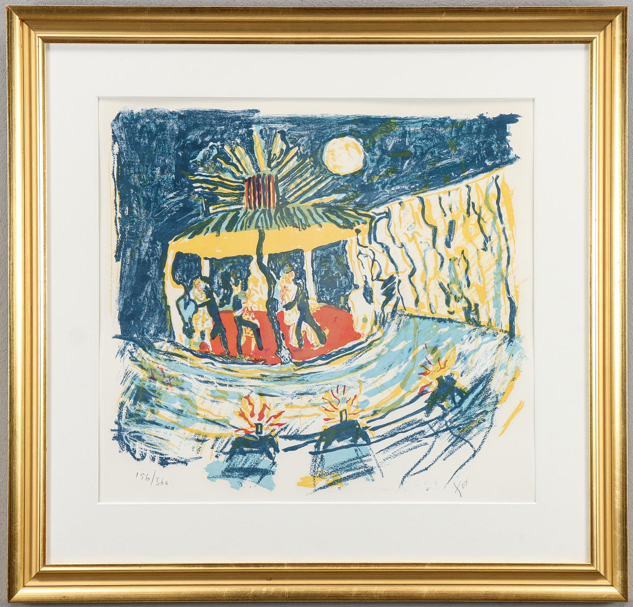 SVEN X:ET ERIXSON. Lithograph 156/360, signed.