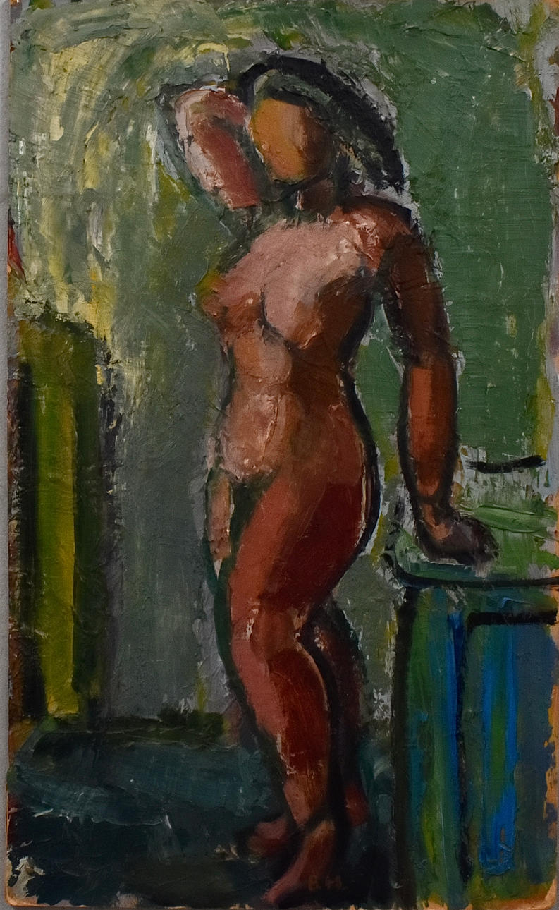 OIDENTIFIERAD KONSTNÄR. Oil on panel.