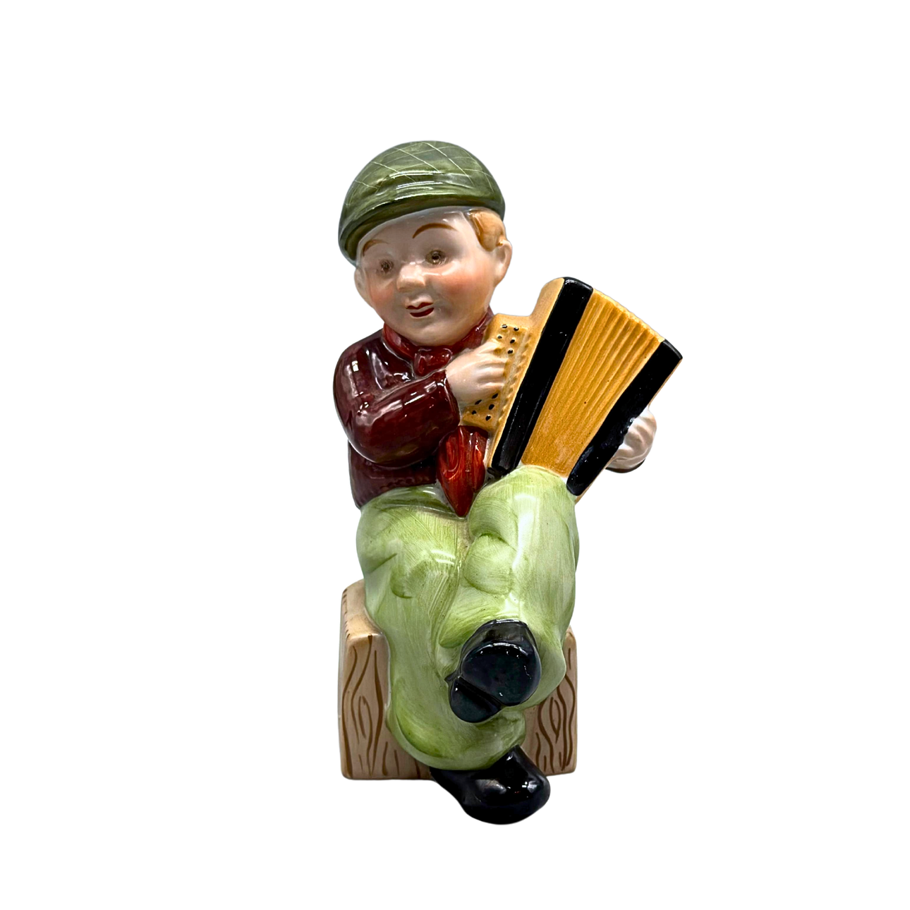 PORCELAIN SMOKE EATER, BOY WITH ACCORDION.