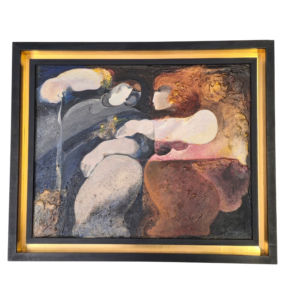 JOSEP BAQUES. PREMIÀ DE DALT, 1974. MIXED MEDIA.