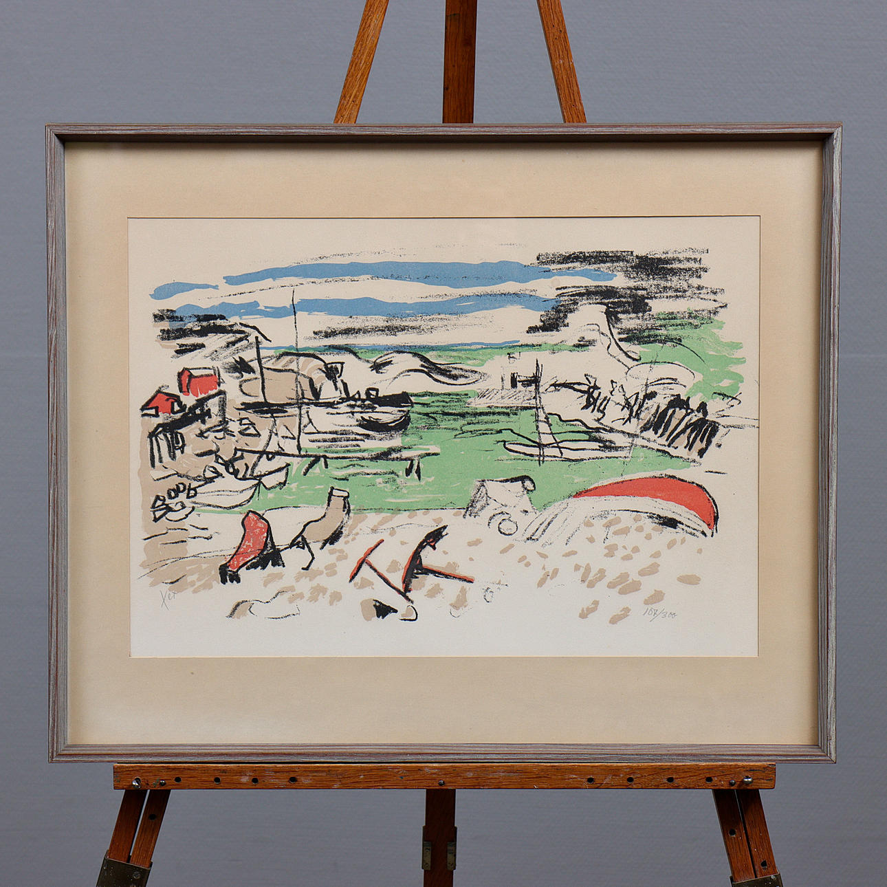 SVEN X:ET ERIXSON. LITHOGRAPH 167/300, SIGNED.