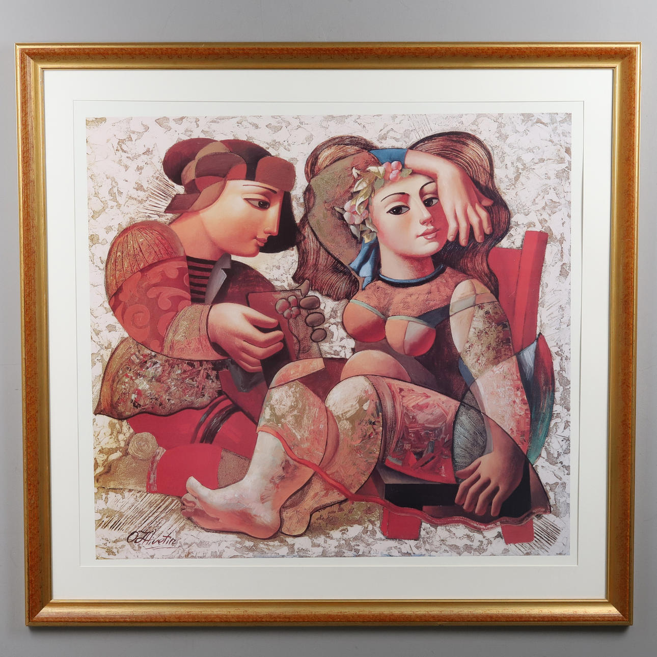 GRAFISKT TRYCK. Oleg Zhivetin. Efter, signerad i tryck.