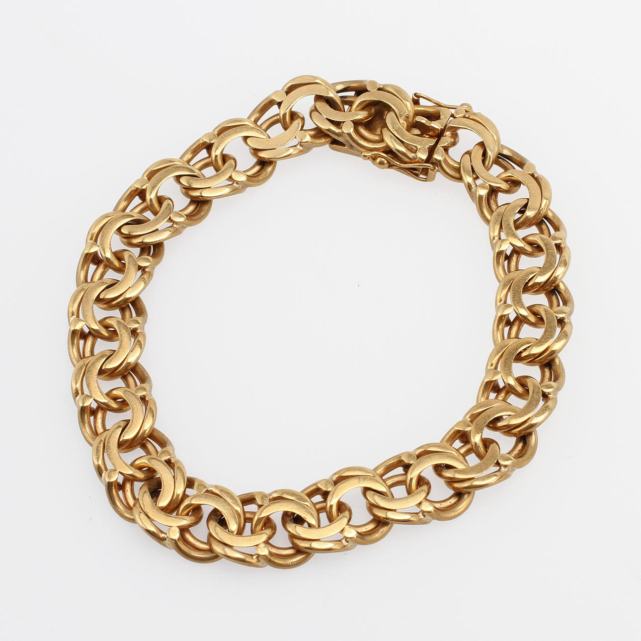 ARMBAND, 18k guld, 39,2 gram.