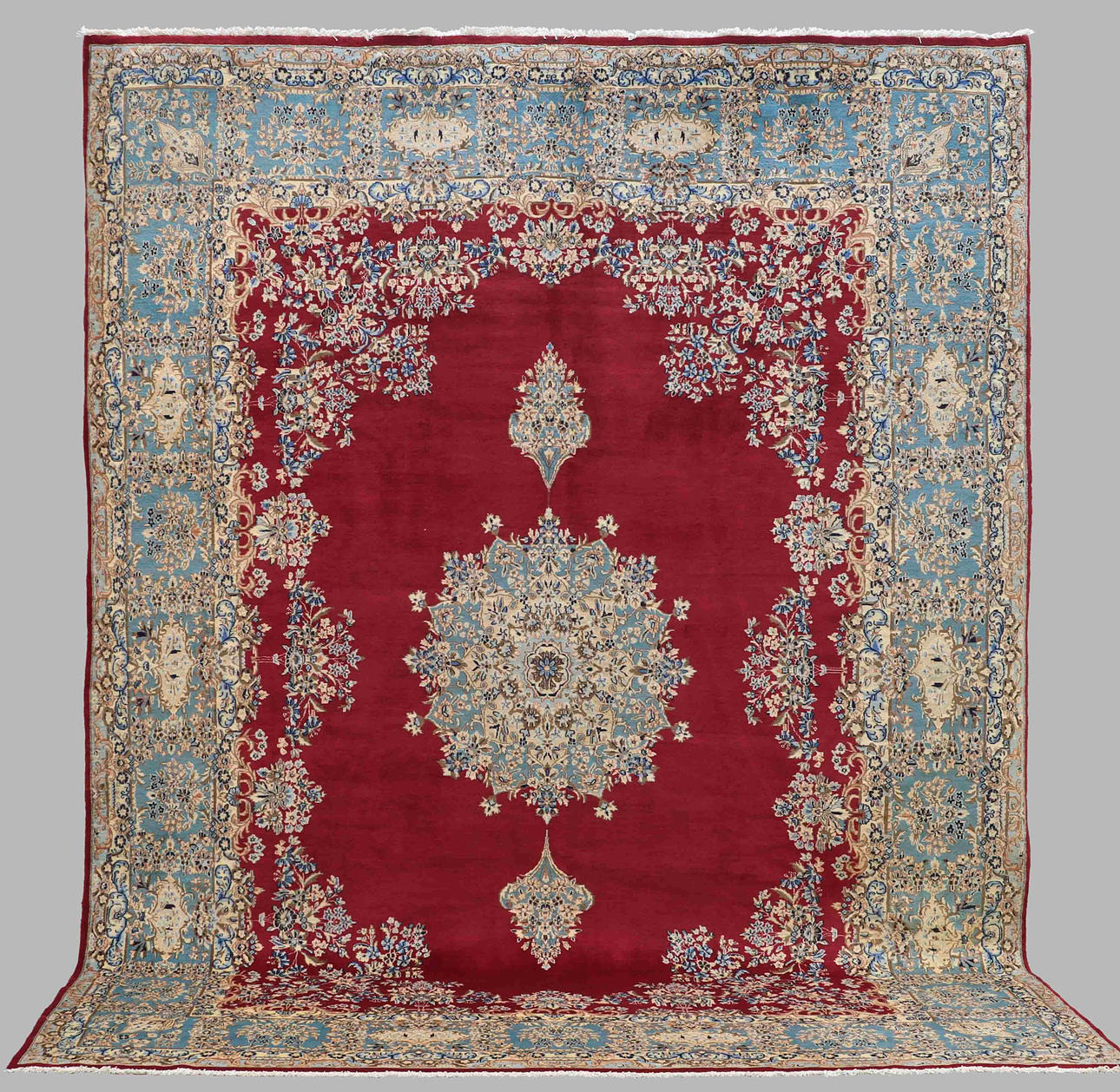 ORIENT CARPET. Kirman Lavar, 390 x 300 cm.