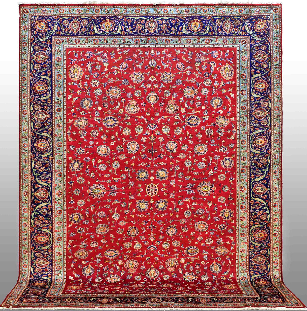 ORIENTMATTA. Keshan fine, 374 x 277 cm.