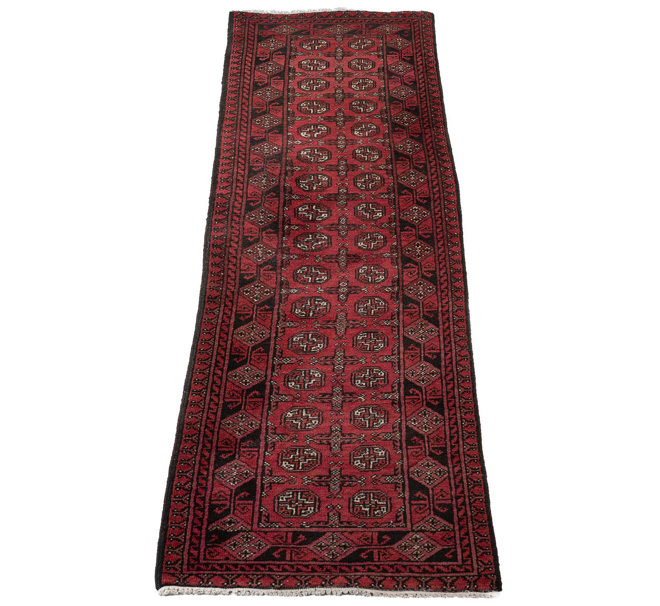 GALLERY CARPET, Handknotted Orient ca 290 x 80 cm.