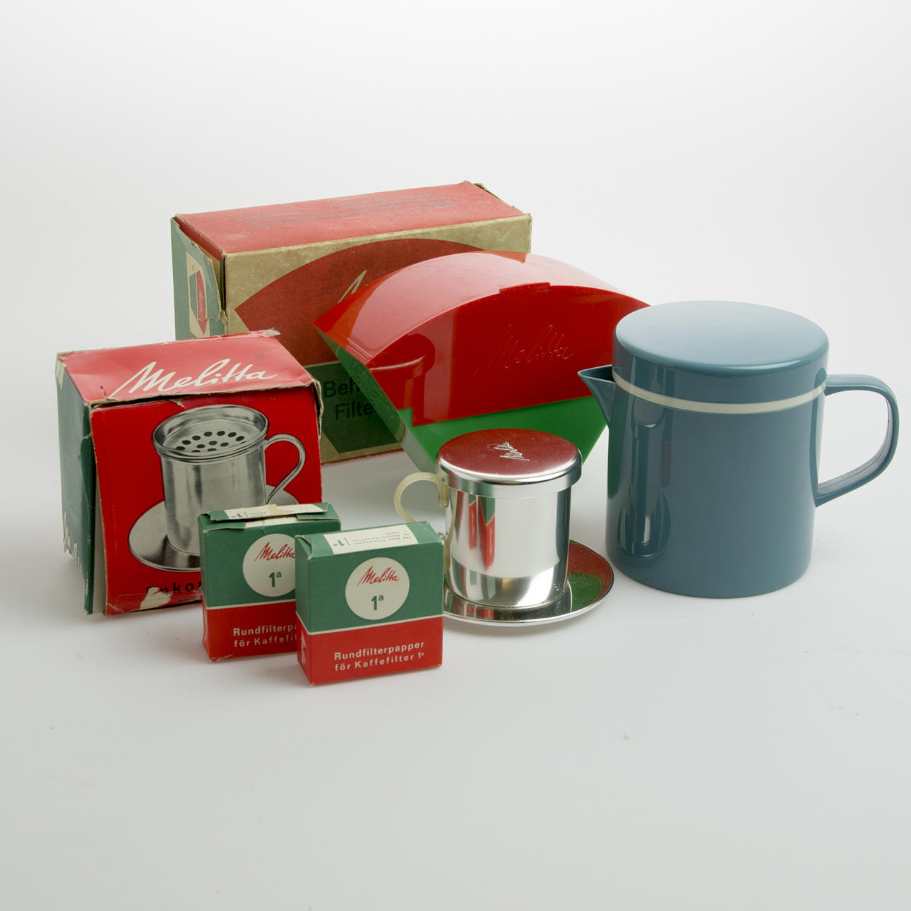 KANNA, FILTER SAMT BEHÅLLARE, Melitta, 1900-talets mitt.