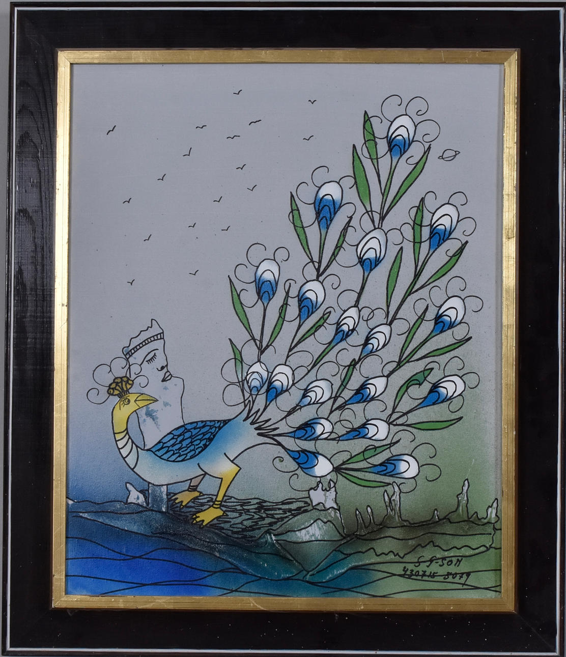 SVEN-GÖRAN SVENSSON. Oil on canvas.